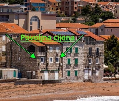Appartamento in riva al mare, alloggi privati a Petrovac, Montenegro